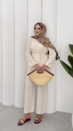 Carel Premium Keten İkili Takım - Bej - Görsel 10