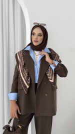 Massi Business İkili Takım - Kahverengi - Görsel 7