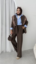 Massi Business İkili Takım - Kahverengi