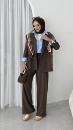 Massi Business İkili Takım - Kahverengi - Görsel 4