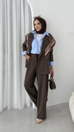 Massi Business İkili Takım - Kahverengi - Görsel 2