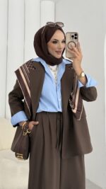 Massi Business İkili Takım - Kahverengi - Görsel 14