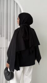 Vintage Premium Atkılı Trenç - Siyah - Görsel 9