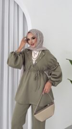 Bloom Scuba Puf İkili Takım - Yeşil - Görsel 6