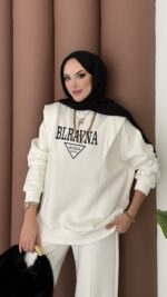 Blravna Şardonlu Çımalı İkli Takım - Beyaz - Görsel 4