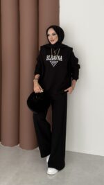 Blravna Şardonlu Çımalı İkli Takım - Siyah