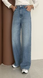 Zra Marka Muadili Palazzo Kot Pantolon - Açık Mavi