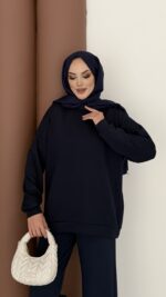 Logolu Premium Oysh İkili Takım - Lacivert - Görsel 6