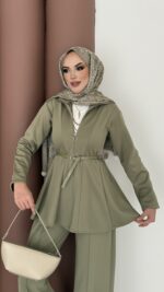 Elinnor Puf Scuba İkili Takım - Haki - Görsel 6