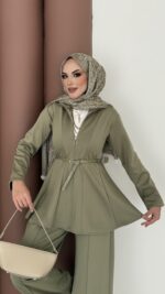 Elinnor Puf Scuba İkili Takım - Haki - Görsel 5