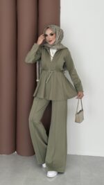 Elinnor Puf Scuba İkili Takım - Haki - Görsel 2