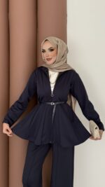 Elinnor Puf Scuba İkili Takım - Lacivert - Görsel 5