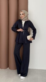 Elinnor Puf Scuba İkili Takım - Lacivert - Görsel 2