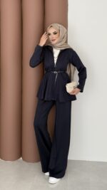 Elinnor Puf Scuba İkili Takım - Lacivert - Görsel 3