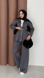 Elinnor Puf Scuba İkili Takım - Antrasit