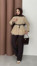 Pinterest Tütü Trenç - Bej