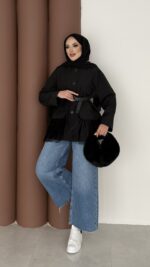 Pinterest Tütü Trenç - Siyah