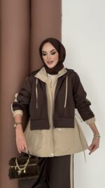 Quizi Kapşonlu İkili Takım - Kahverengi - Görsel 7