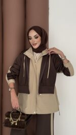 Quizi Kapşonlu İkili Takım - Kahverengi - Görsel 8