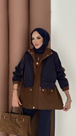 Quizi Kapşonlu İkili Takım - Lacivert - Görsel 5