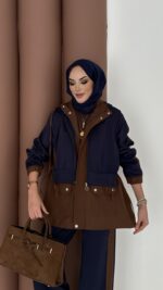 Quizi Kapşonlu İkili Takım - Lacivert - Görsel 7