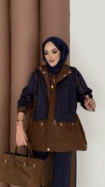 Quizi Kapşonlu İkili Takım - Lacivert - Görsel 6