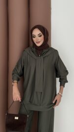 Silver Kaş Korse İkili Takım - Haki - Görsel 7