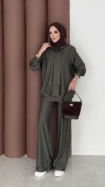 Silver Kaş Korse İkili Takım - Haki