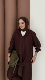 Silver Kaş Korse İkili Takım - Kahverengi - Görsel 8