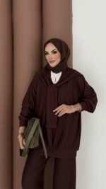 Silver Kaş Korse İkili Takım - Kahverengi - Görsel 5