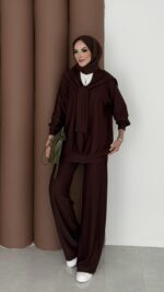 Silver Kaş Korse İkili Takım - Kahverengi - Görsel 2