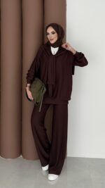 Silver Kaş Korse İkili Takım - Kahverengi - Görsel 3