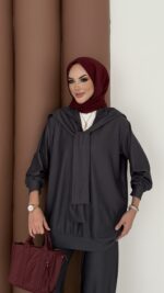 Silver Kaş Korse İkili Takım - Antrasit - Görsel 4