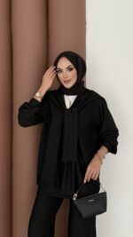 Silver Kaş Korse İkili Takım - Siyah - Görsel 6