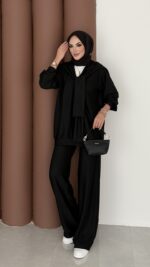 Silver Kaş Korse İkili Takım - Siyah - Görsel 2