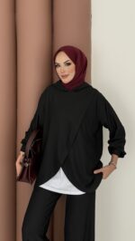 Lisbon Premium İçlikli İkili Takım - Siyah - Görsel 5