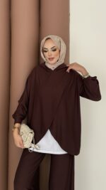 Lisbon Premium İçlikli İkili Takım - Kahverengi - Görsel 5