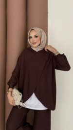 Lisbon Premium İçlikli İkili Takım - Kahverengi - Görsel 7