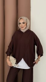 Lisbon Premium İçlikli İkili Takım - Kahverengi - Görsel 6