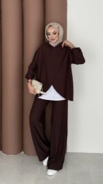 Lisbon Premium İçlikli İkili Takım - Kahverengi - Görsel 3