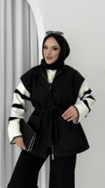 Pinterest Fox Yelek - Siyah - Görsel 4