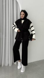 Pinterest Fox Yelek - Siyah - Görsel 7