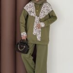 Mofy Fularlı Scuba İkili Takım - Haki