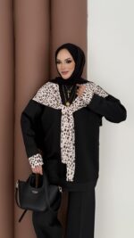 Mofy Fularlı Scuba İkili Takım - Siyah - Görsel 10