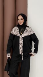 Mofy Fularlı Scuba İkili Takım - Siyah - Görsel 8