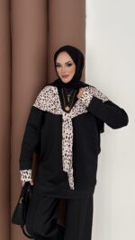 Mofy Fularlı Scuba İkili Takım - Siyah - Görsel 6