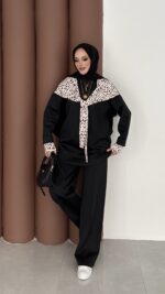 Mofy Fularlı Scuba İkili Takım - Siyah - Görsel 3