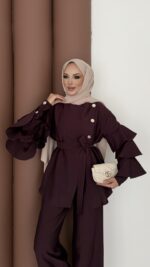 Gold Kat Kat Cupra İkili Takım - Mürdüm - Görsel 6