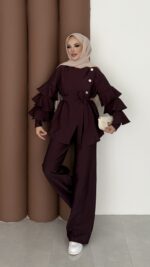 Gold Kat Kat Cupra İkili Takım - Mürdüm