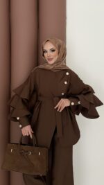 Gold Kat Kat Cupra İkili Takım - Kahverengi - Görsel 7